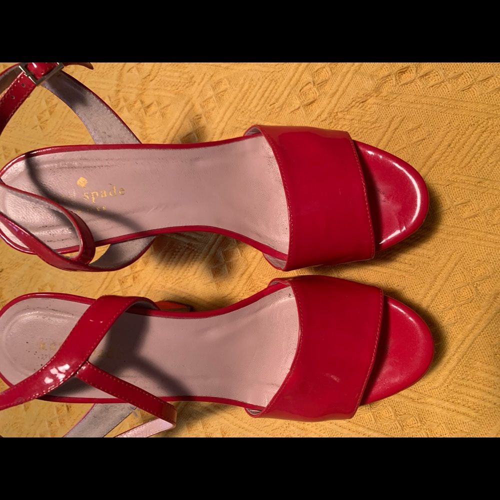 Kate Spade size 8 red shoes